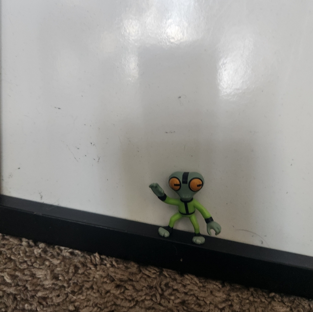 Ben 10 Grey Matter Mini Action PVC Figure 1.5" RARE Gray Alien Toy Cartoon Netw.